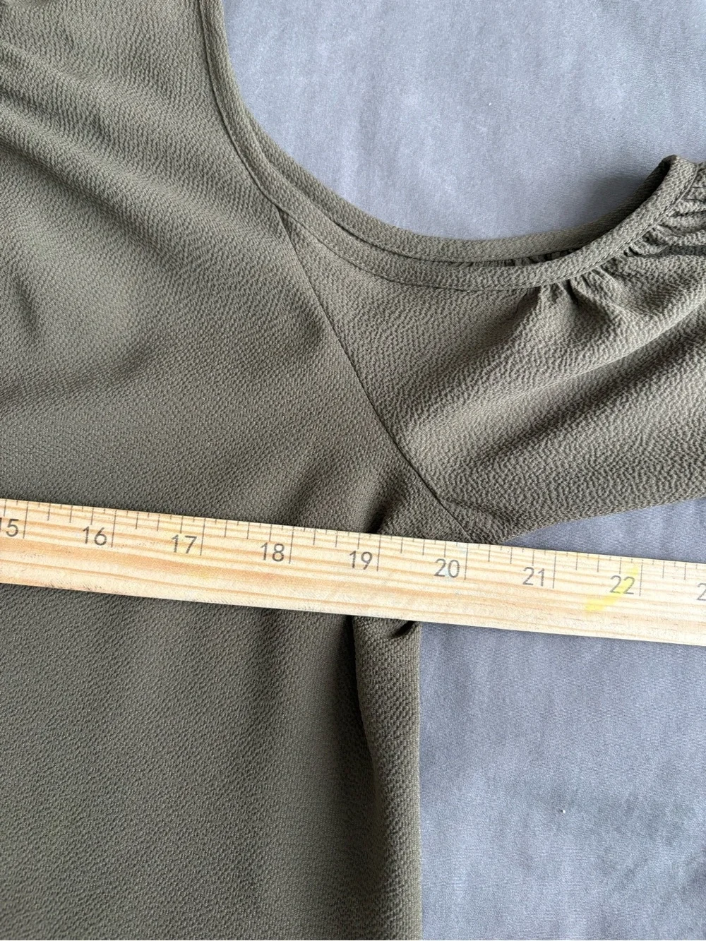Michael Kors Olive Cold-Shoulder Tie-Neck Blouse